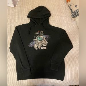 Astronaut- Internet killed television – CTFxC- hoodie, black, medium